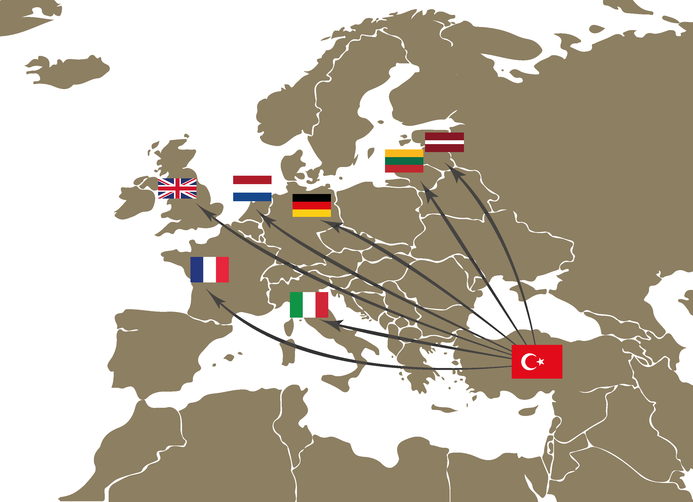 COUNTRIES WE EXPORT